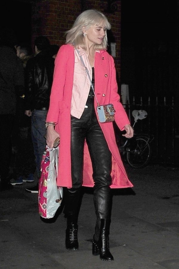 Pixie Lott leaving Mahiki in London