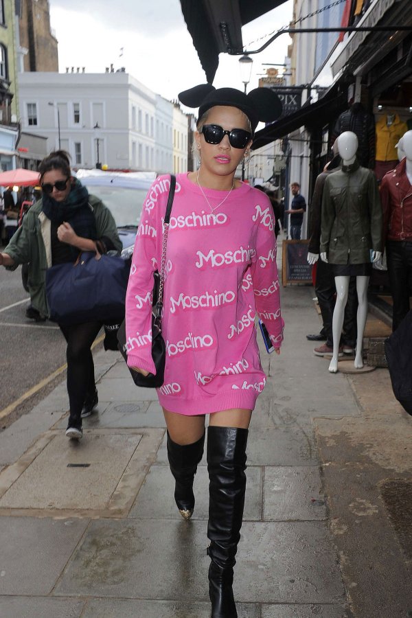 Rita Ora was seen at Electric Cinema in Notting Hill for a business meeting