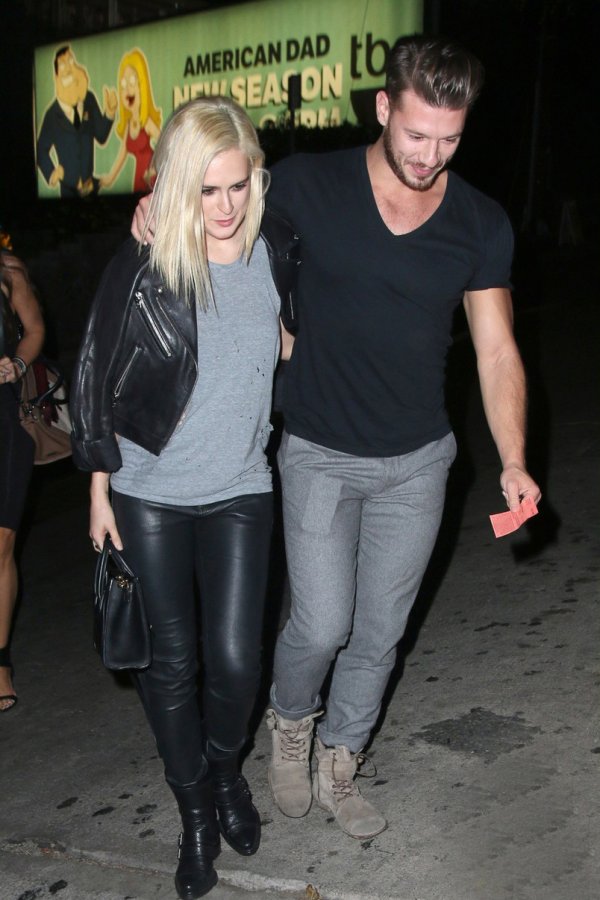 Rumer Willis was seen exiting Chateau Marmont