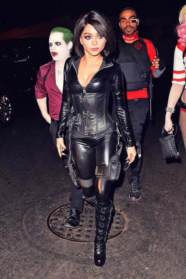 Sarah Hyland attends Just Jared Halloween party