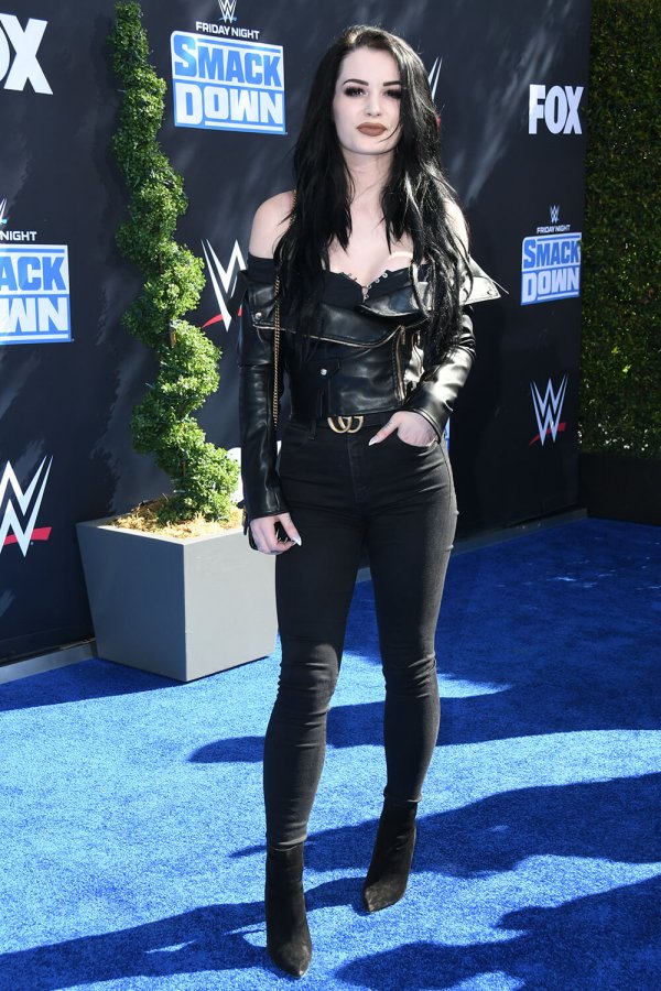 Saraya Jade Bevis attends WWE 20th Anniversary Marking Premiere