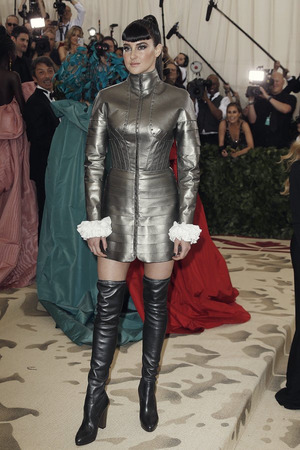 Shailene Woodley attends MET Costume Institute Gala