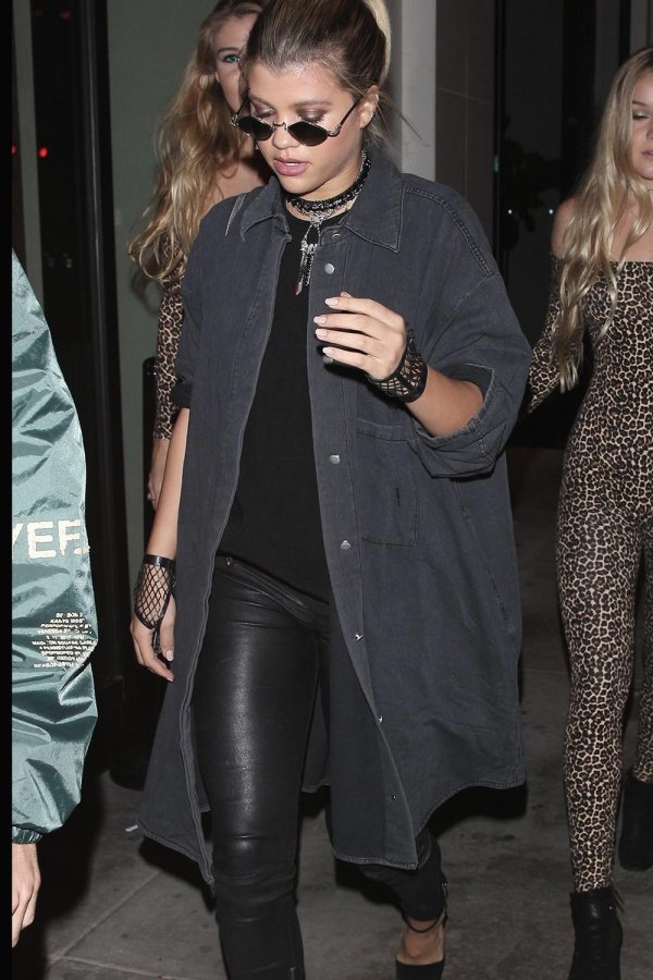 Sofia Richie at Catch restaurant