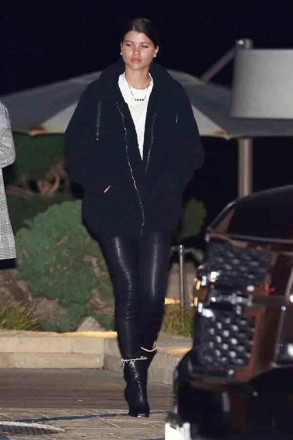 Sofia Richie at Nobu in Malibu