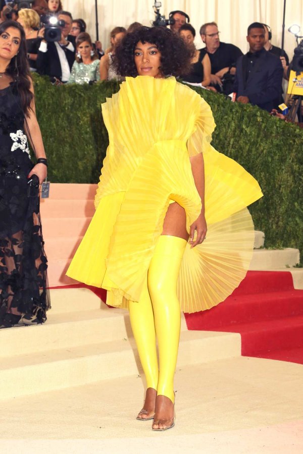 Solange Knowles attends Costume Institute Met Gala