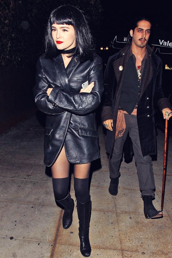 Zoey Deutch leaving Le Jardin Night Club