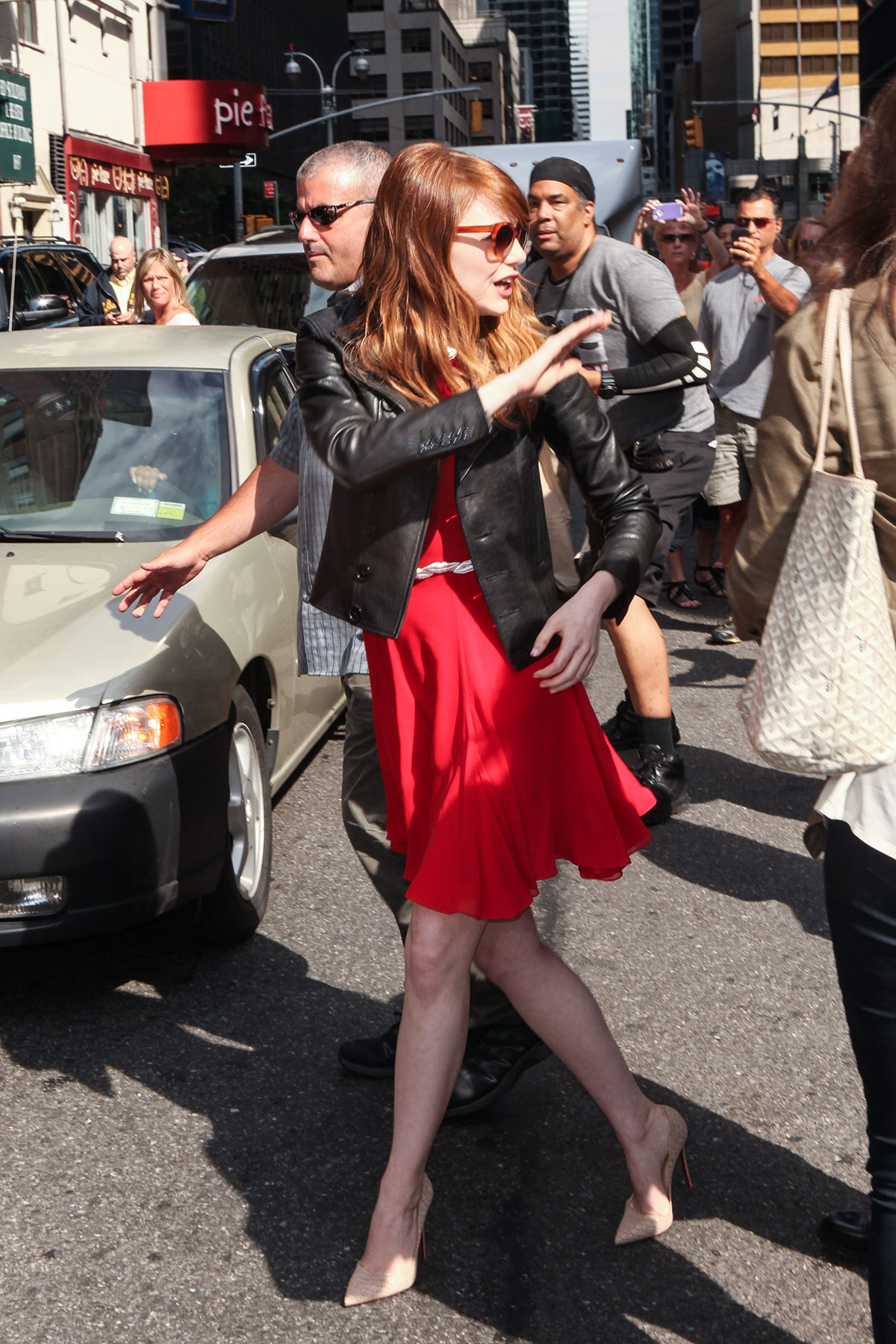 Emma Stone at Late Show with David Letterman