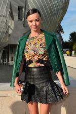 Miranda Kerr attends Louis Vuitton SS 2016 Ready-To-Wear collection show -  Leather Celebrities