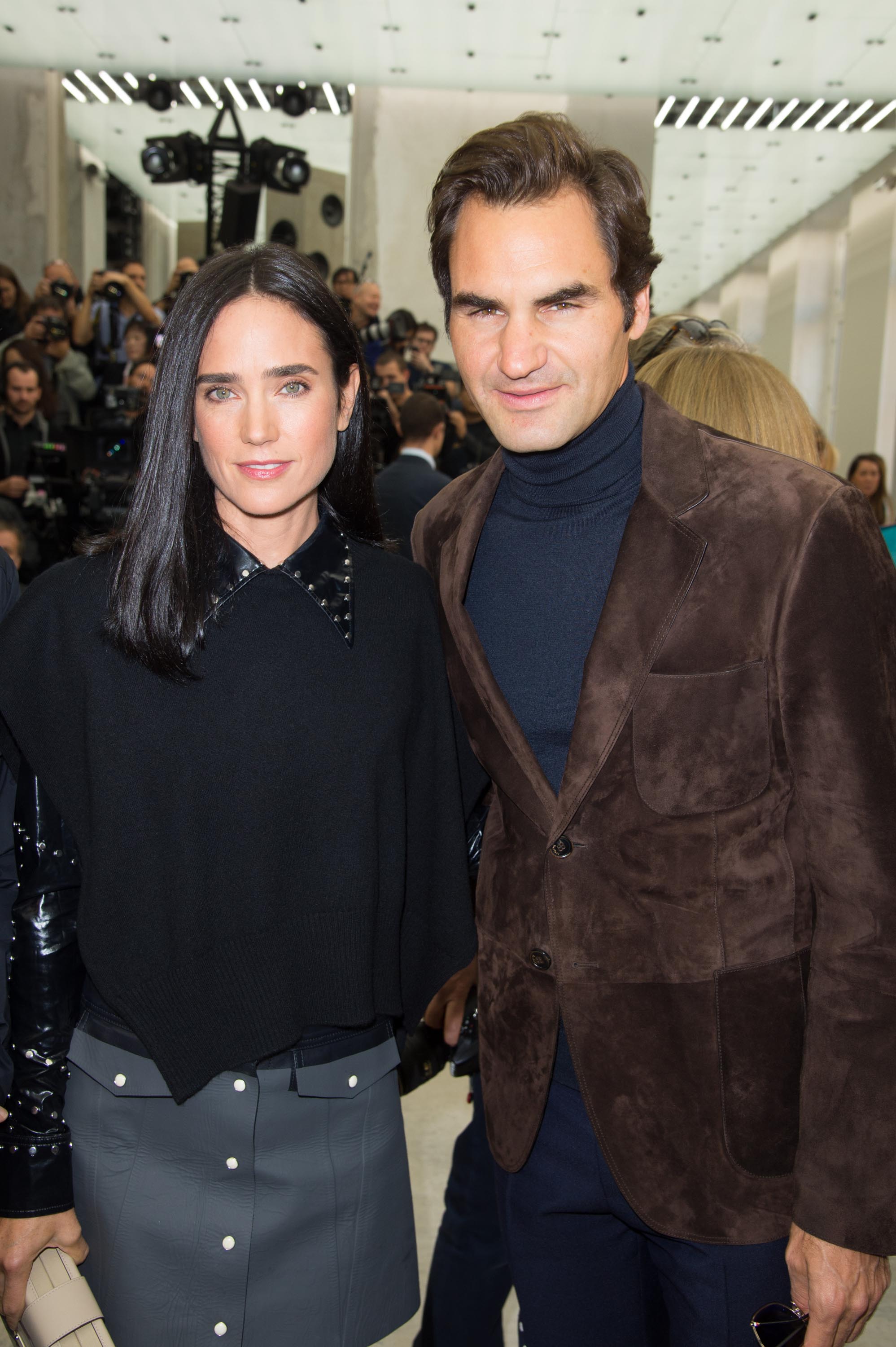 Jennifer Connelly attends the Louis Vuitton show