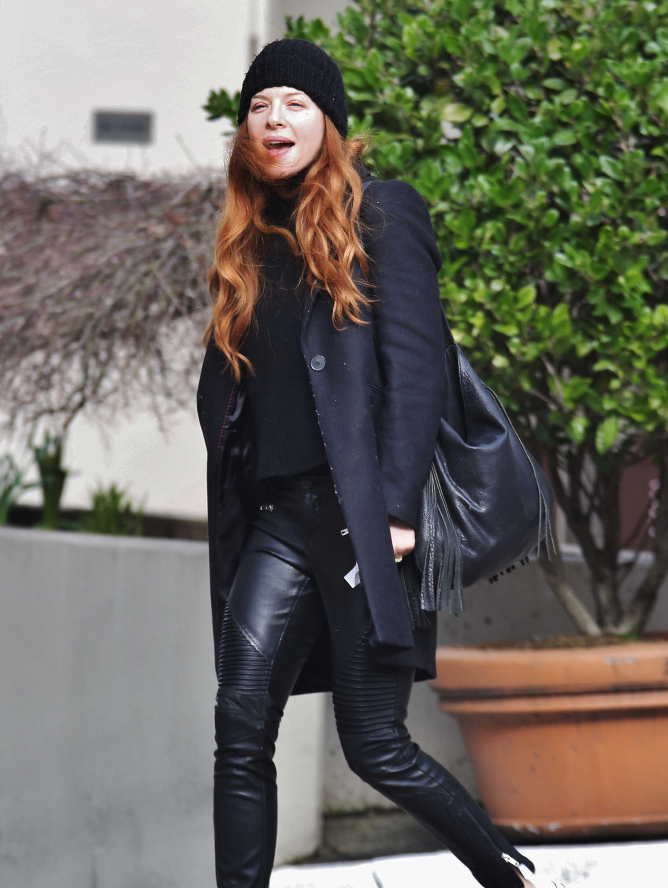 Rachelle Lefevre out & about in LA