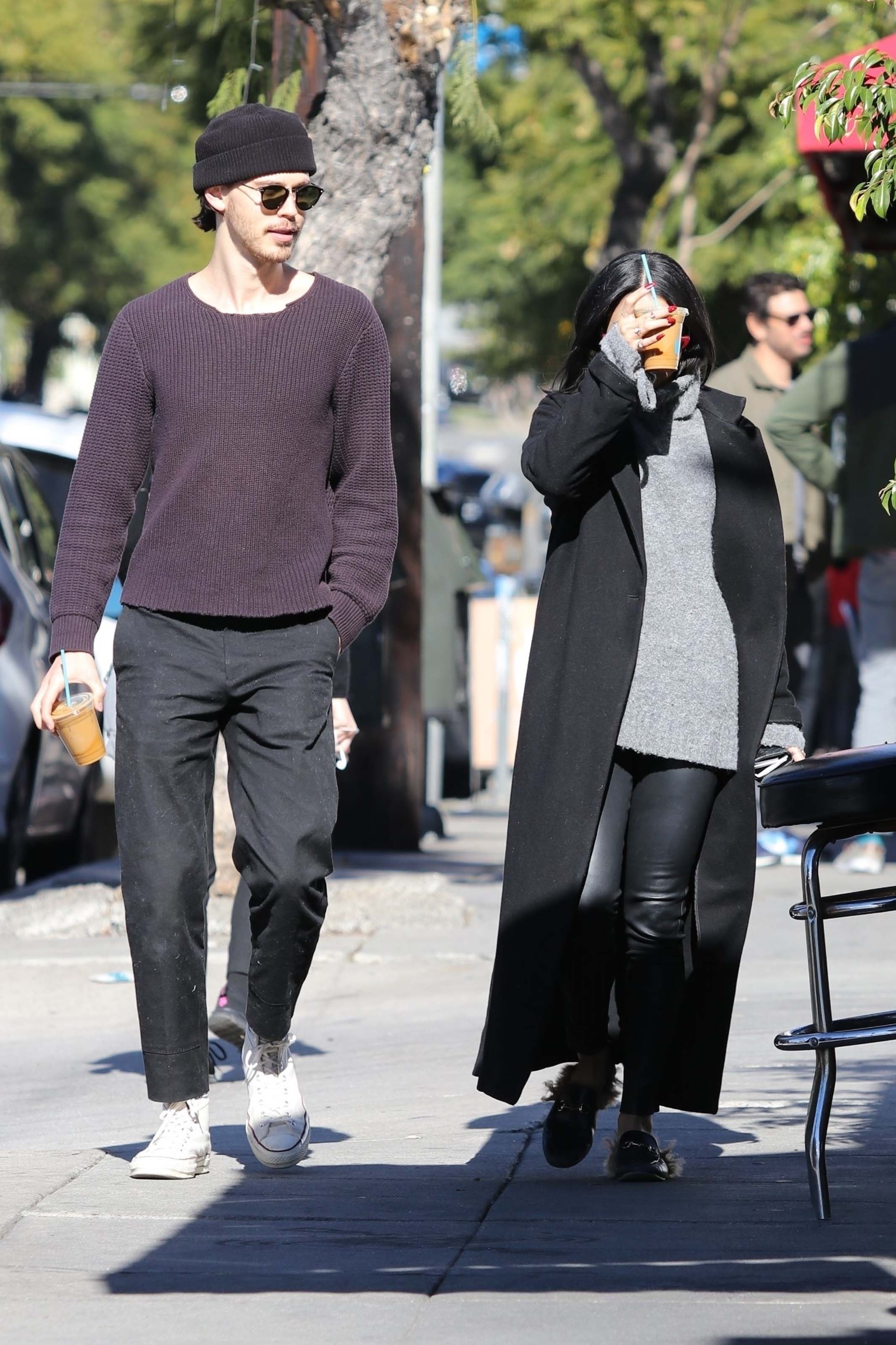 Vanessa Hudgens at a sushi bar