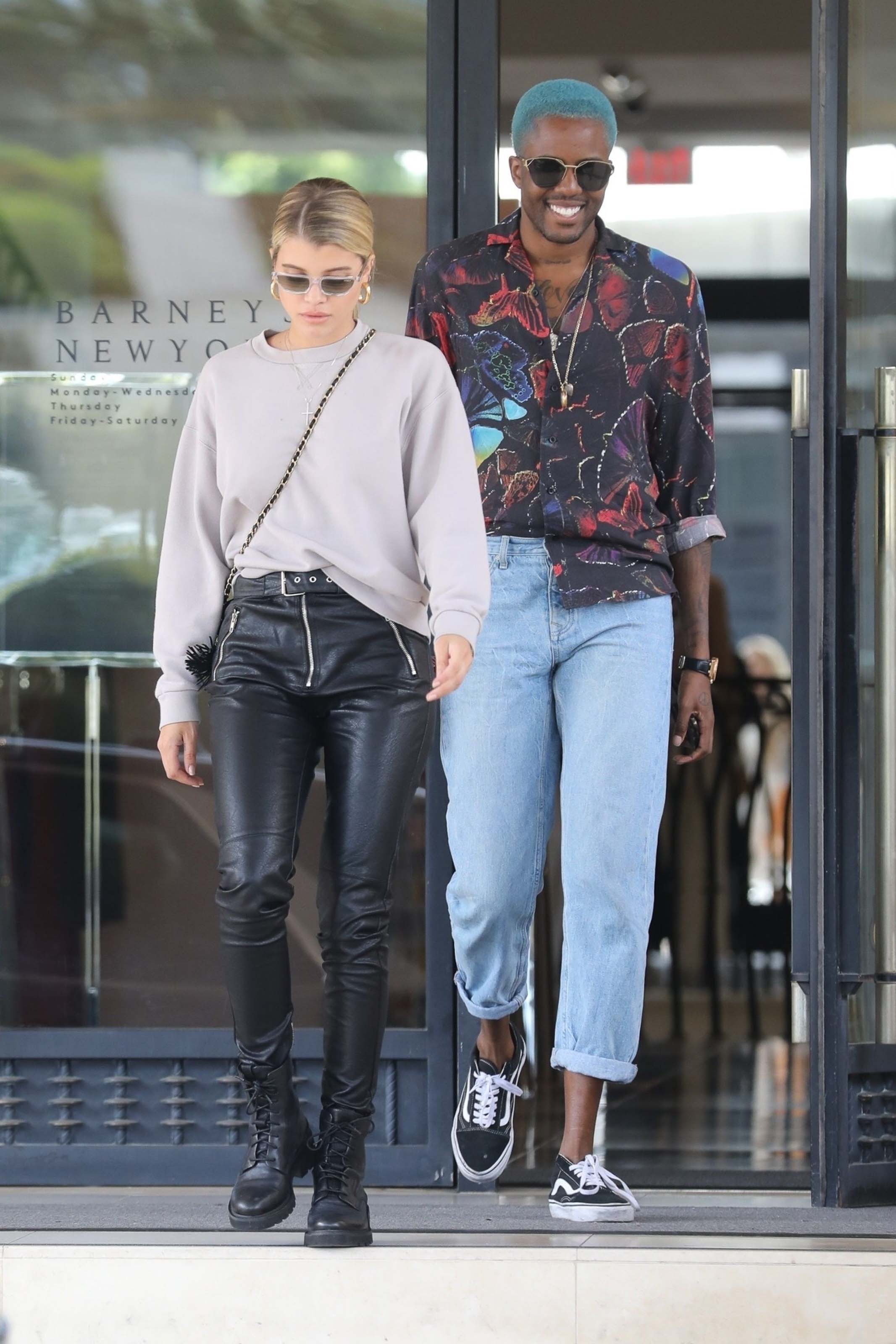 Sofia Richie leaves Barneys New York