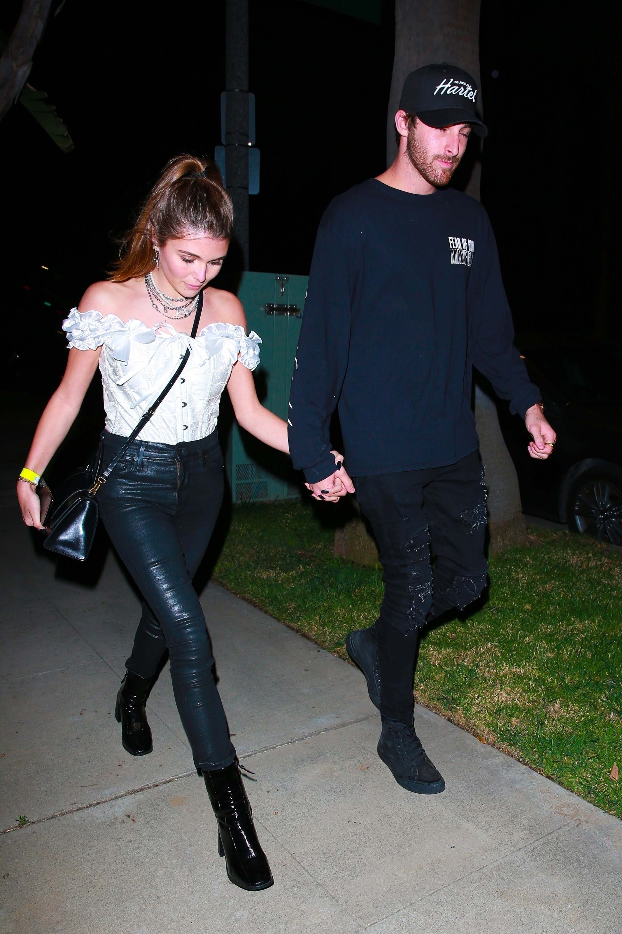 Olivia Jade Giannulli leaves a Beverly Hills house party