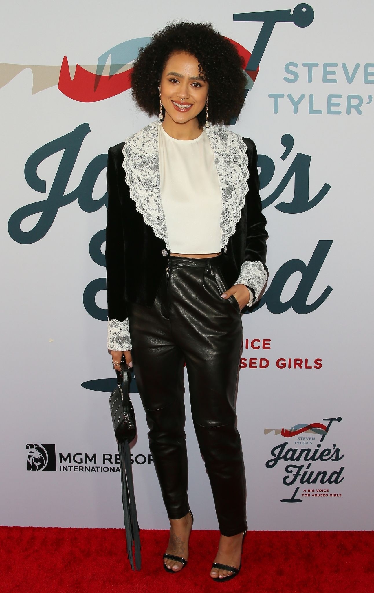 Nathalie Emmanuel at the 3rd Annual Steven Tyler GRAMMY Viewing Party