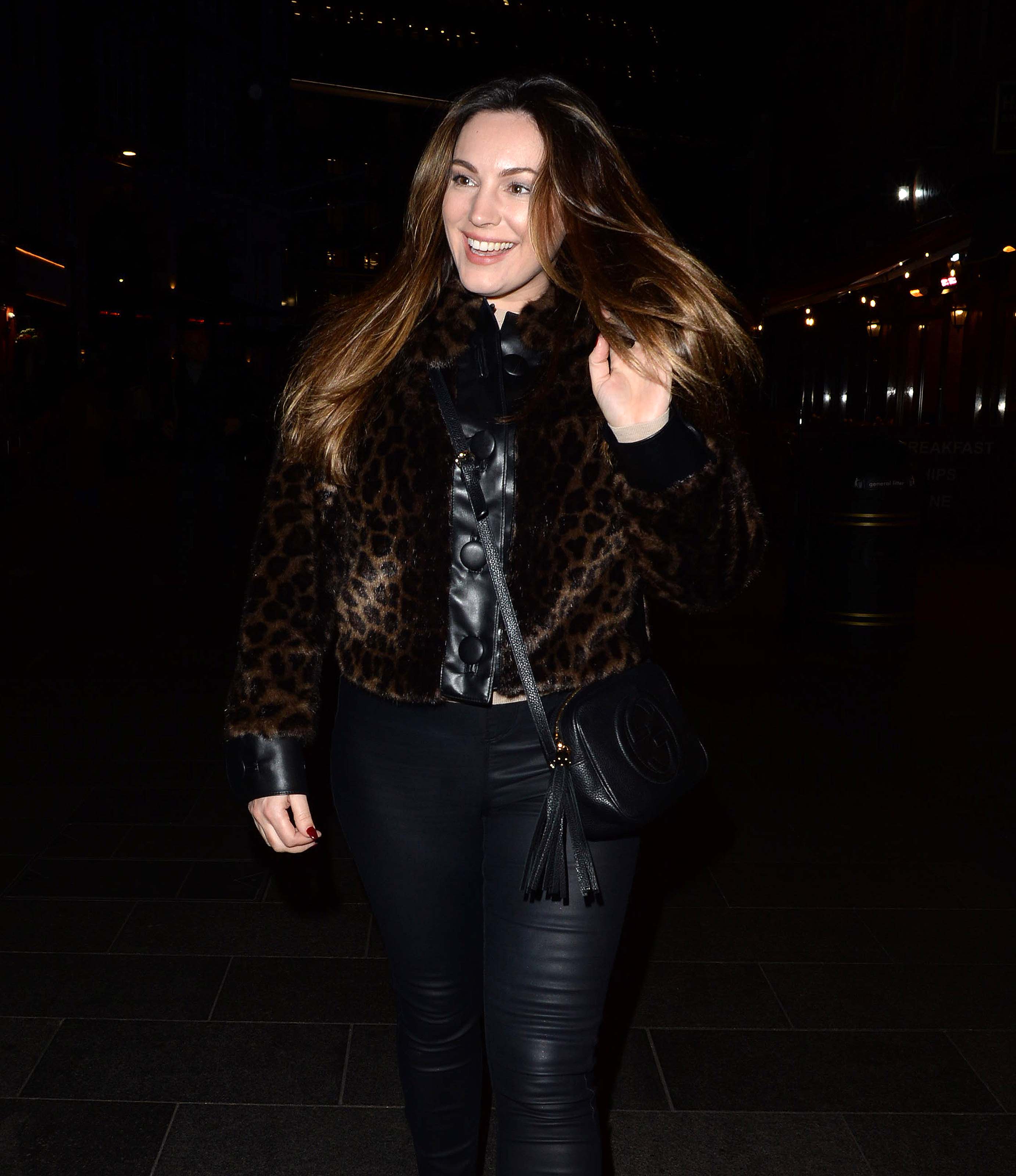 Kelly Brook Seen Leaving Global Radio