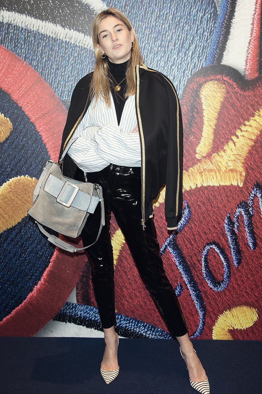 Camille Charriere attends the Capsule Collection Tommy X Gigi Spring ...