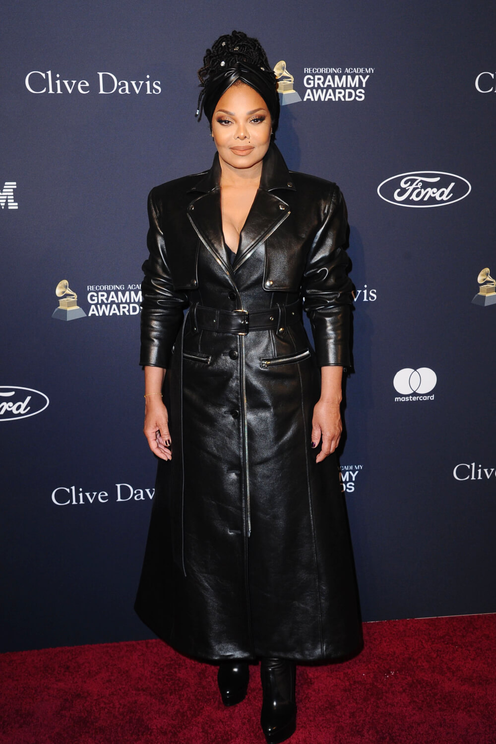 Jackson attends Recording Academy and Clive Davis preGrammy gala