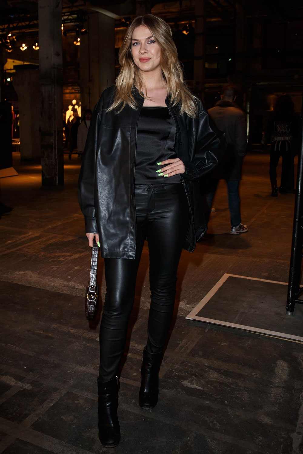 Zsa Zsa Inci Burkle attends Last Hires Modenschau - Leather Celebrities